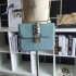 Valentino lock leather shoulder bag sky blue